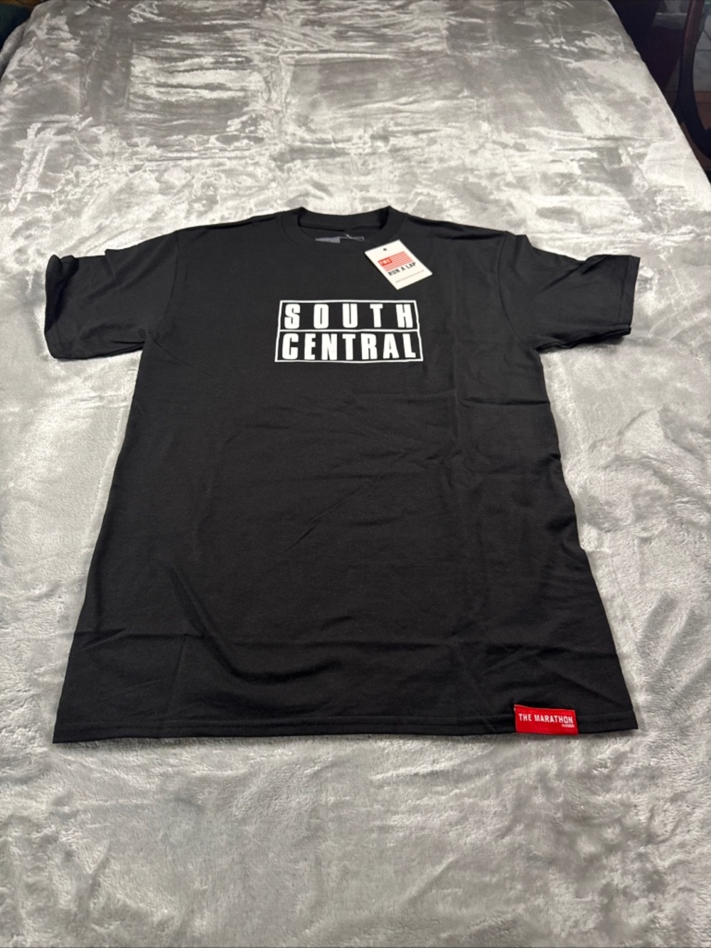 The Marathon Clothing South Central Graphic T-Shirt Small Black NWT